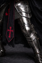 Full Body Barbuta Knight Armor Handcrafted Templar Steel Medieval Suit with Gothic Crusader Design | Cosplay, LARP Battles & Historical Costume Collectors