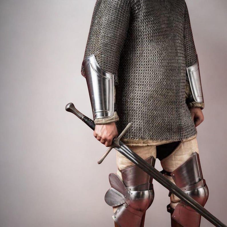 Medieval Knight Armor Steel Suit Full Body LARP Cosplay & Historical Reenactment Costume