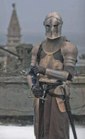 Barbuta Lady Armor Suit Medieval Knight Battle Armor for LARP & Cosplay | Ultimate Full Body Steel Protection