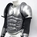 Muscle Armor Chest Plate 18 Gauge Steel Authentic Medieval Knight Cosplay Armor for LARP, Reenactments, and Historical Costume