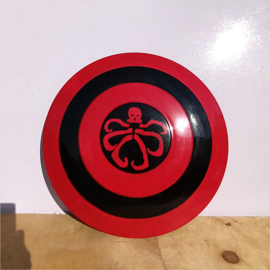Cinematic SHIELD Hydra Logo Steel Shield
