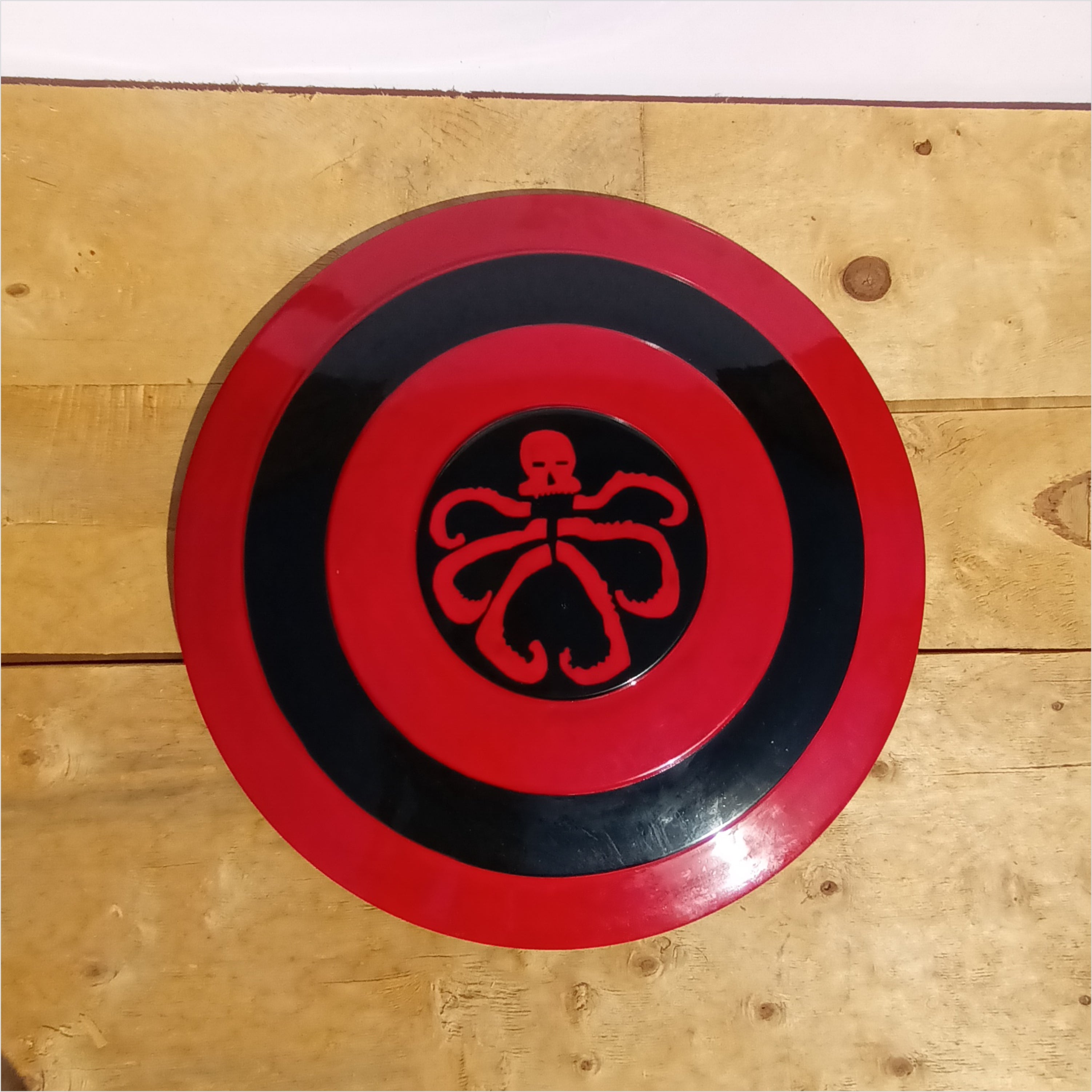 Cinematic SHIELD Hydra Logo Steel Shield