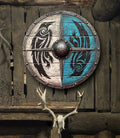 Eivor Valhalla Raven Battleworn Viking Shield - Scott Handicraft - collectiblegiftitems