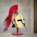 Brass Spartan Helmet