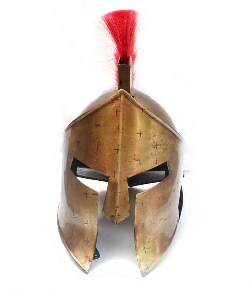 Medieval Spartan Helmet, Wearable King Leonidas Armor Helmet for Role Play