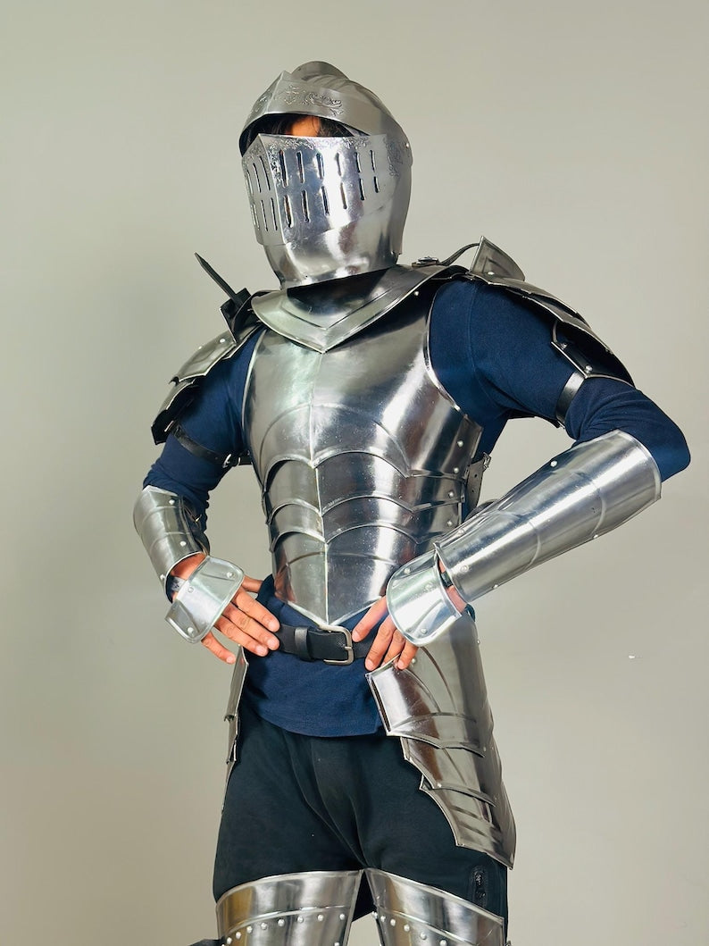 Gothic Knight Armor Suit – Medieval German Full Body Cosplay Gift