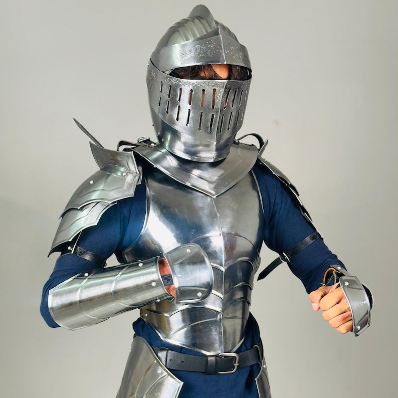 Gothic Knight Armor Suit – Medieval German Full Body Cosplay Gift