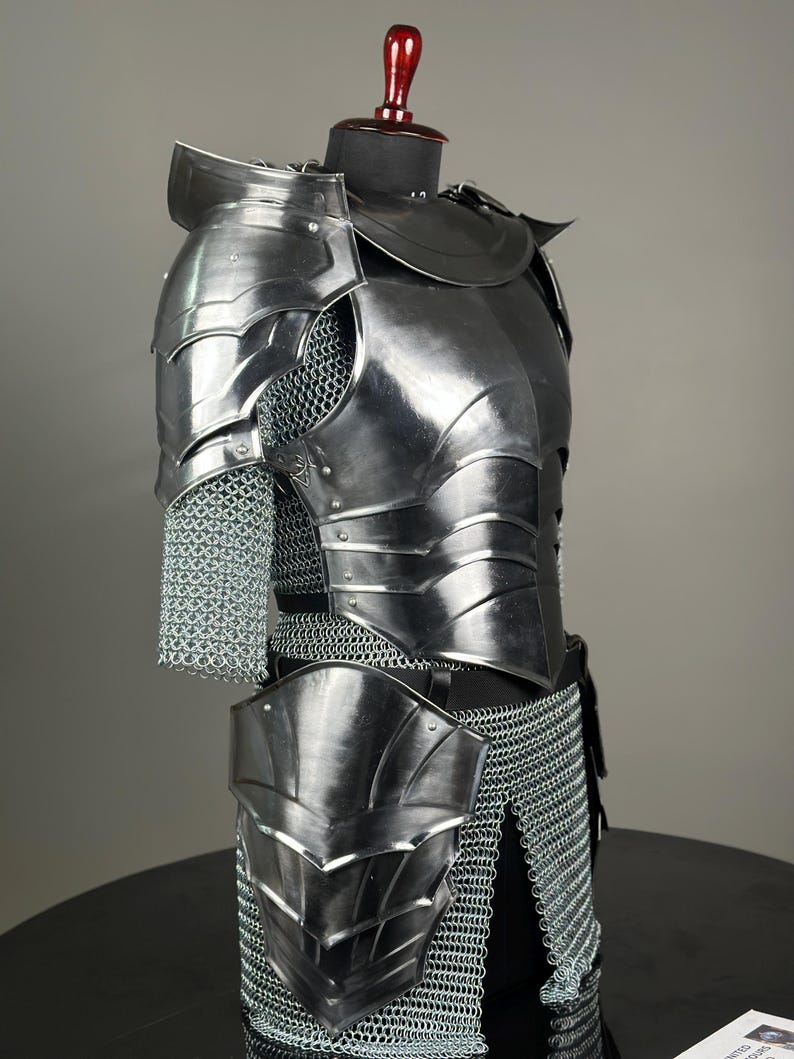 Medieval German Knight Armour Suit – 14th Century Gothic Full Body Armor for LARP, Cosplay, Décor & Gifts