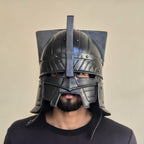 Moria Helmet Black Dwarf Knight Helmet, Dwarven Fantasy Armor