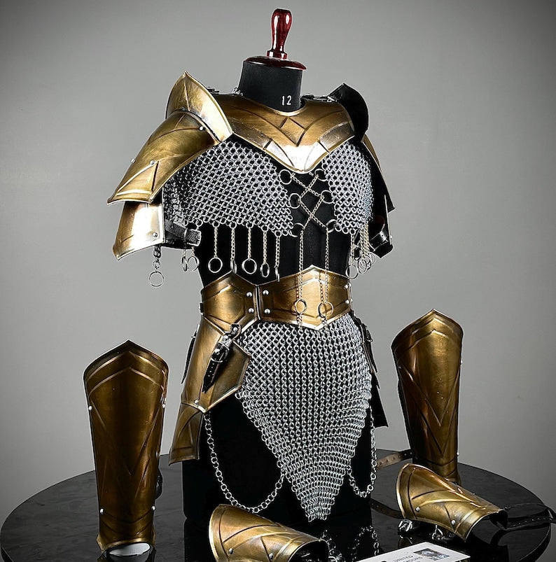 Medieval Armor Suit – Brave Lady Knight Armor | Cosplay & LARP Fantasy Armor for Women