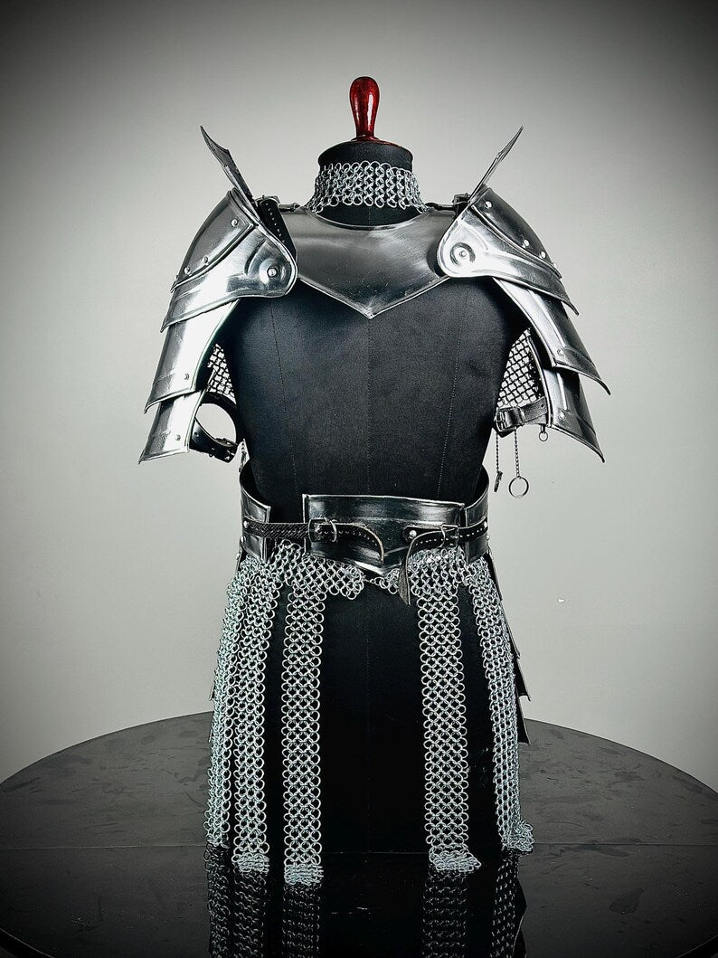 Medieval Lady Cuirass Armor Suit – Knight Cosplay & LARP Fantasy Armor for Women