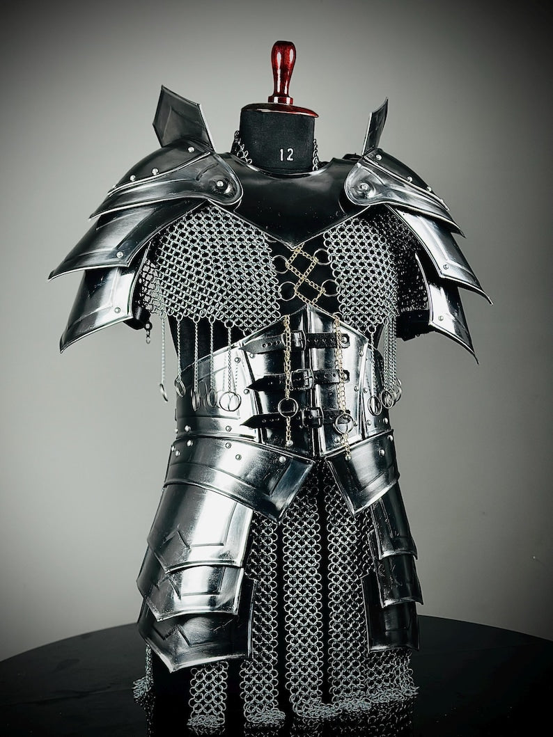 Medieval Lady Cuirass Armor Suit – Knight Cosplay & LARP Fantasy Armor for Women