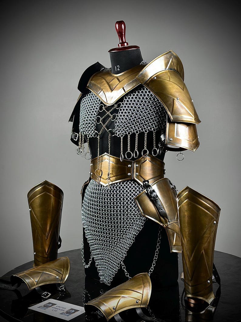 Medieval Armor Suit – Brave Lady Knight Armor | Cosplay & LARP Fantasy Armor for Women