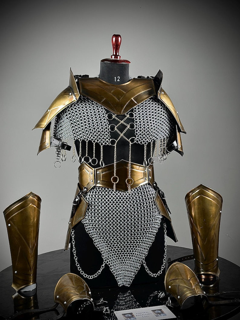 Medieval Armor Suit – Brave Lady Knight Armor | Cosplay & LARP Fantasy Armor for Women