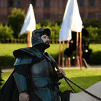 Black Full-Body Barbuta Armor Authentic Medieval Knight Plate for LARP, Cosplay & Renaissance Reenactment Events