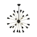 24 Arms HandCrafted Stilnovo Brass Sputnik Chandelier