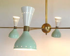 6 Arms Pirate Shades Stilnovo Style Chandelier