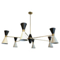 6 Arm Handmade Stilnovo Italian Style Chandelier