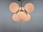 6 Light Handmade Atomic Glass Ball Sputnik Chandelier