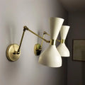 Set of 2 Beautiful Handmade Brass Wall Scone lamp