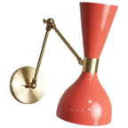 Set of 2 Beautiful Handmade Brass Wall Scone lamp