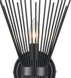 2-Light Starburst Wall Sconce Lamp