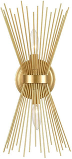 2-Light Starburst Wall Sconce Lamp