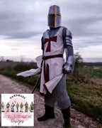 Medieval Templar Knight Full Body Set Armour Cosplay Halloween Sword Armor Suit