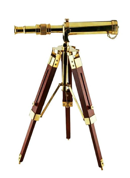 Brass Telescope with Tripod Stand BT09 - collectiblegiftitems