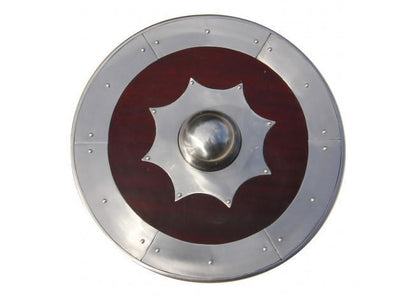 Armored Norse Land Scandinavian Round Shield - collectiblegiftitems