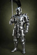 Full Body Barbuta Armor Medieval Knight Costume Handcrafted Battle-Ready Armor for LARP, Historical Reenactment & Collectors