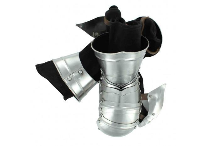 Medieval Knights Forged Mitten Cuff Gauntlet Set - collectiblegiftitems