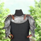 Medieval Shoulder Armor Pauldron Authentic Knight Metal Shoulder Plate for LARP, Cosplay, Renaissance Fair & Historical Reenactments