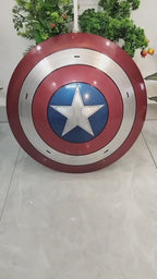 Premium Captain America Shield 22" Metal Replica for LARP & Cosplay