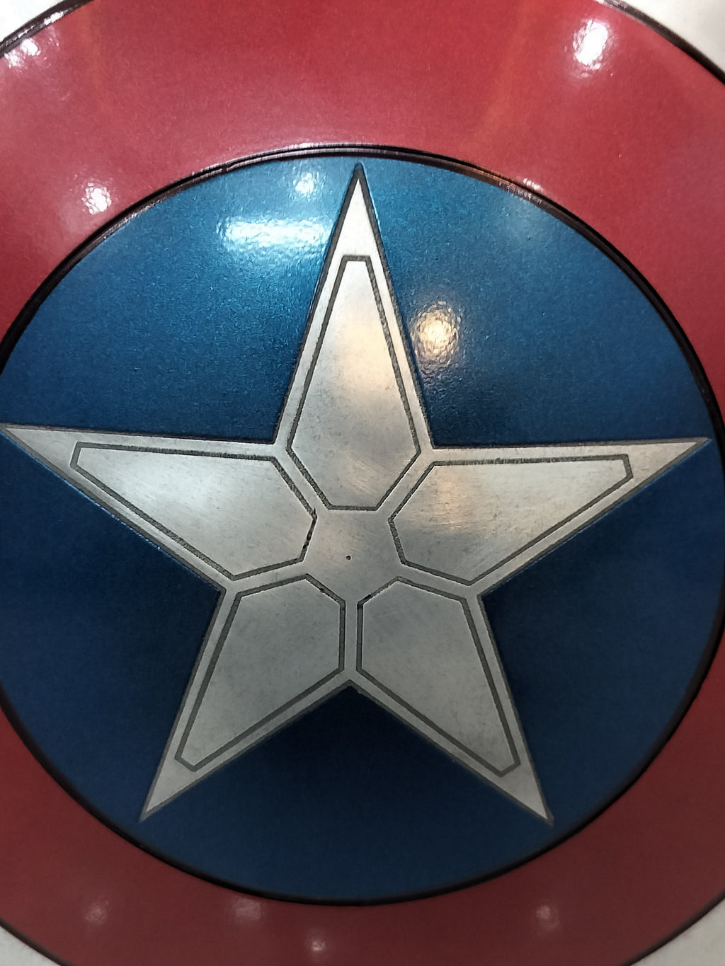 Premium Captain America Shield 22" Metal Replica for LARP & Cosplay