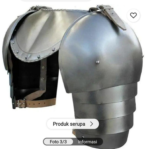 Knight Templar Helmet Crusader Medieval Armor,Shoulder, gaunlets