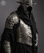 Nazgul Ringwraith Full Body Costume – Witchking of Angmar Grim Reaper Cape & Dark Rider Cosplay for Halloween or LARP