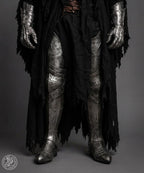 Nazgul Ringwraith Full Body Costume – Witchking of Angmar Grim Reaper Cape & Dark Rider Cosplay for Halloween or LARP