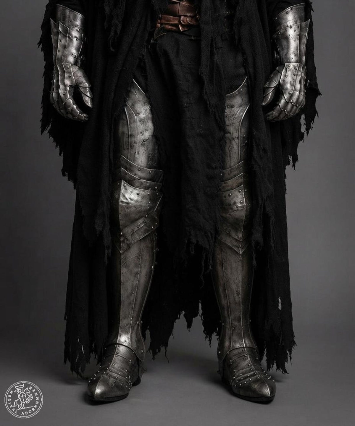 Nazgul Ringwraith Full Body Costume – Witchking of Angmar Grim Reaper Cape & Dark Rider Cosplay for Halloween or LARP