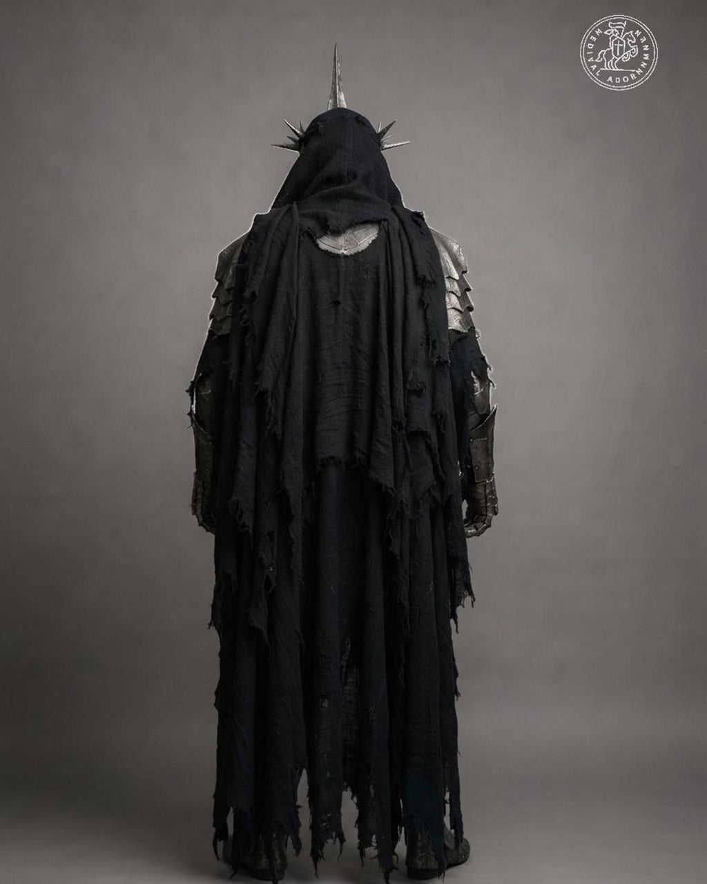 Nazgul Ringwraith Full Body Costume – Witchking of Angmar Grim Reaper Cape & Dark Rider Cosplay for Halloween or LARP