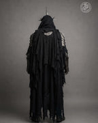 Nazgul Ringwraith Full Body Costume – Witchking of Angmar Grim Reaper Cape & Dark Rider Cosplay for Halloween or LARP