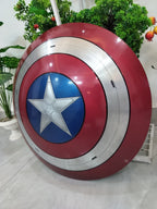Premium Captain America Shield 22" Metal Replica for LARP & Cosplay