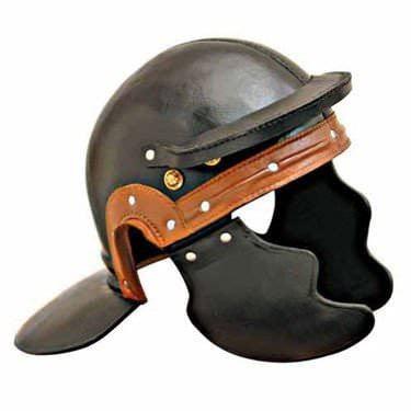 Roman Trooper Leather Helm - collectiblegiftitems