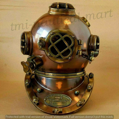 Antique Scuba Diving Helmet Replica