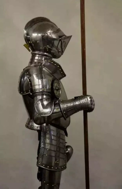 Medieval Armor Suit Of Roman 6 Feet Full Size Wearable LARP Armor Battle Suit