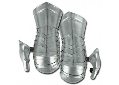 Medieval Knights Forged Mitten Cuff Gauntlet Set - collectiblegiftitems