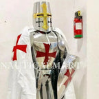 Medieval Knight Wearable Suit Of Armor Crusader Combat Full Body Armor Templar