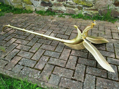 Messing Carnyx von Tintignac Keltischer Krieg Voll spielbare Trompete Horn Halloween Geschenk