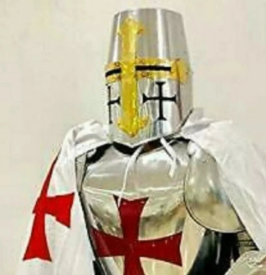Medieval Knight Wearable Suit Of Armor Crusader Combat Full Body Armor Templar