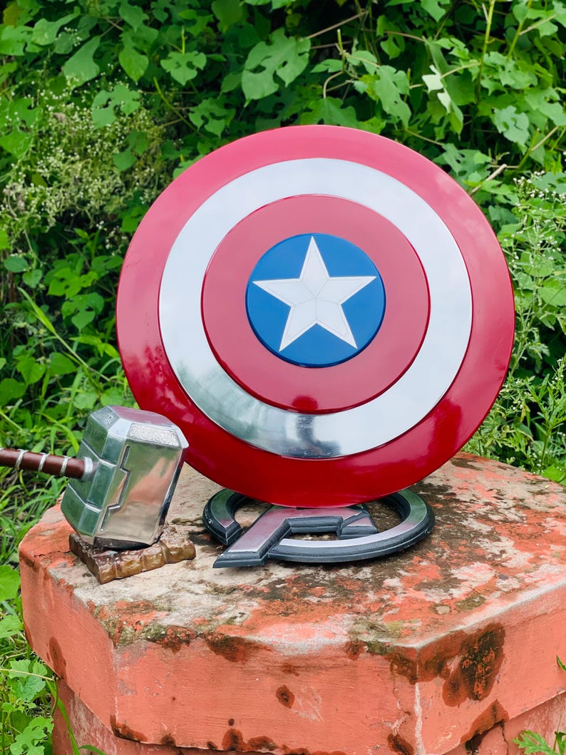 Captain America Shield and Thor Hammer, Stormbreaker Hammer Battle Marvel Shield Combo – Best Marvel Shield and Hammer